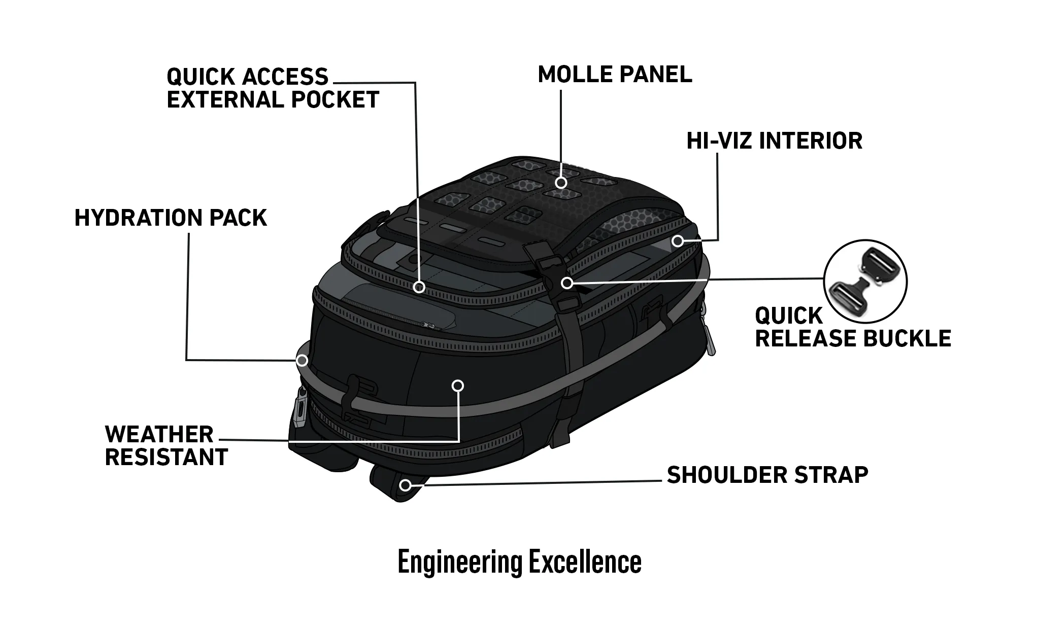 7L - Apex Suzuki ADV Touring Backpack with Hydration Pack