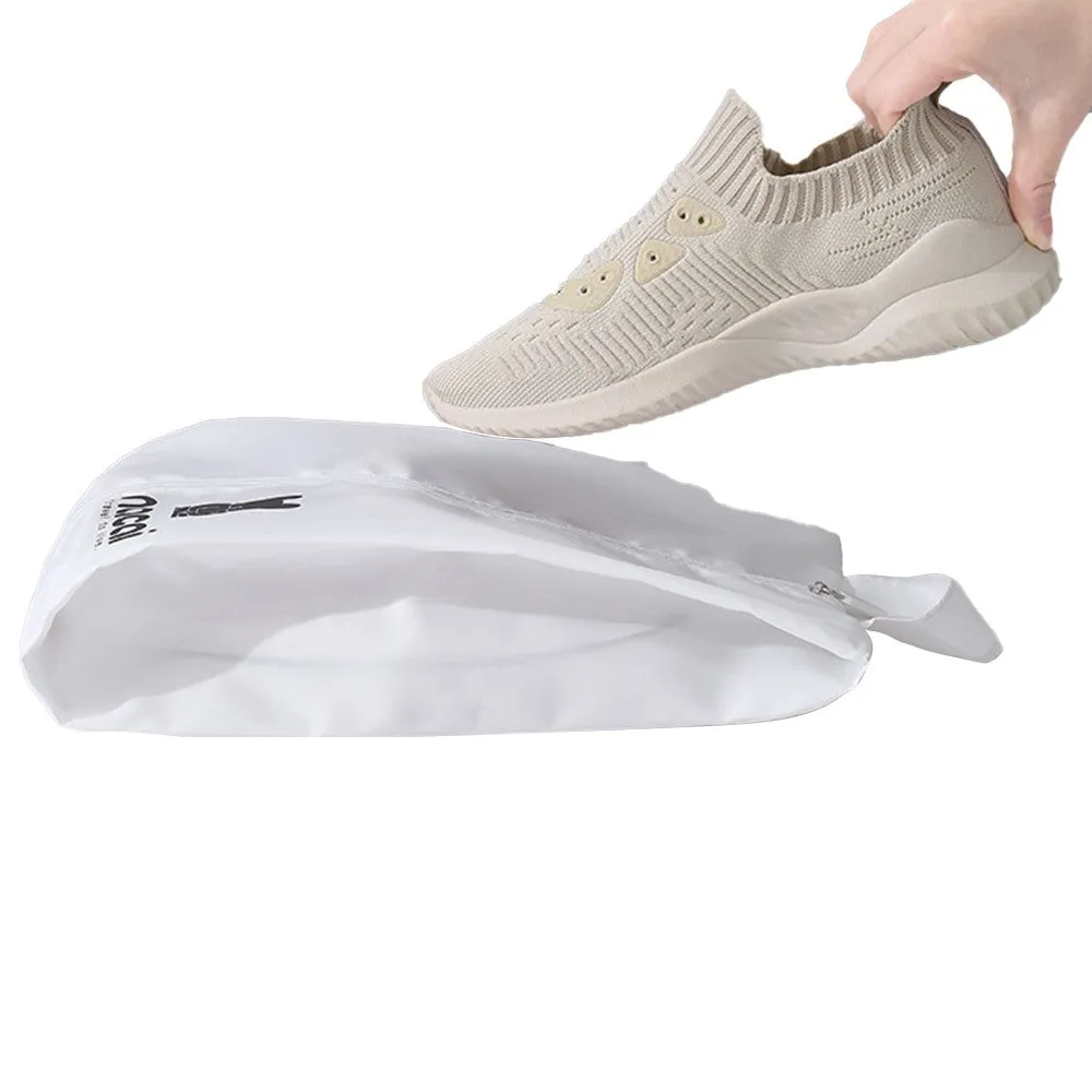 7Pcs Packing Cubes Luggage Organiser Underwear Storage BagsTravel Pouches White