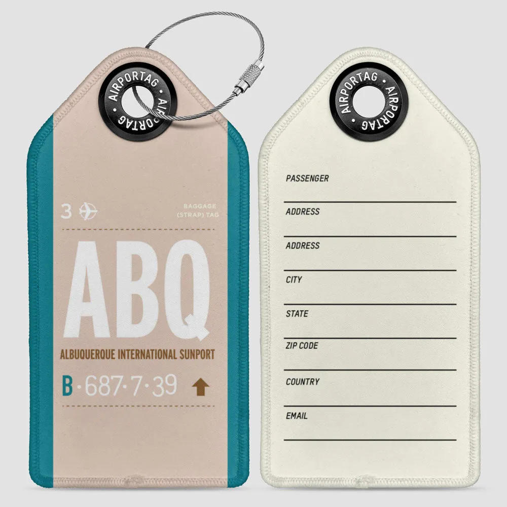 ABQ - Luggage Tag