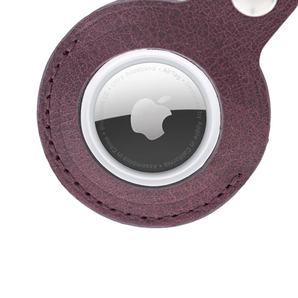 AirTag Leather Case with Key Ring