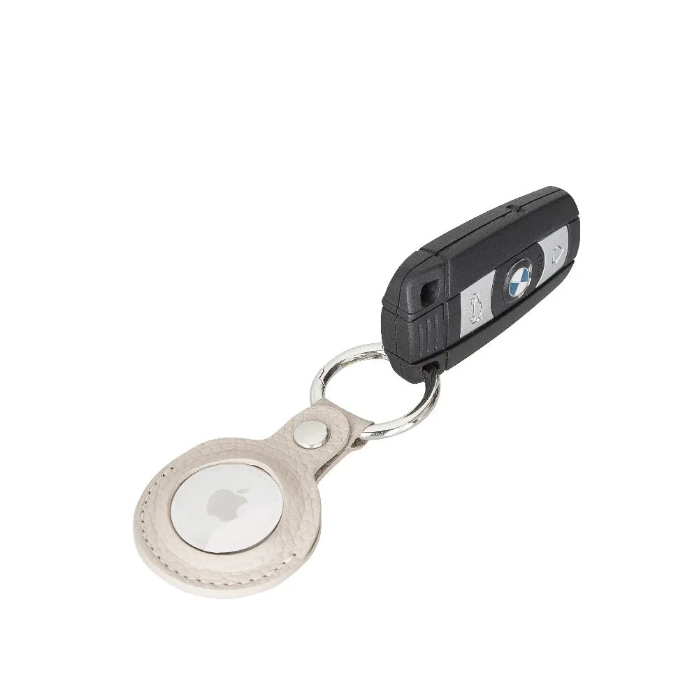 AirTag Leather Case with Key Ring