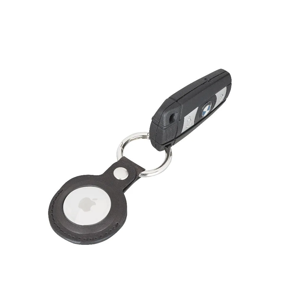 AirTag Leather Case with Key Ring