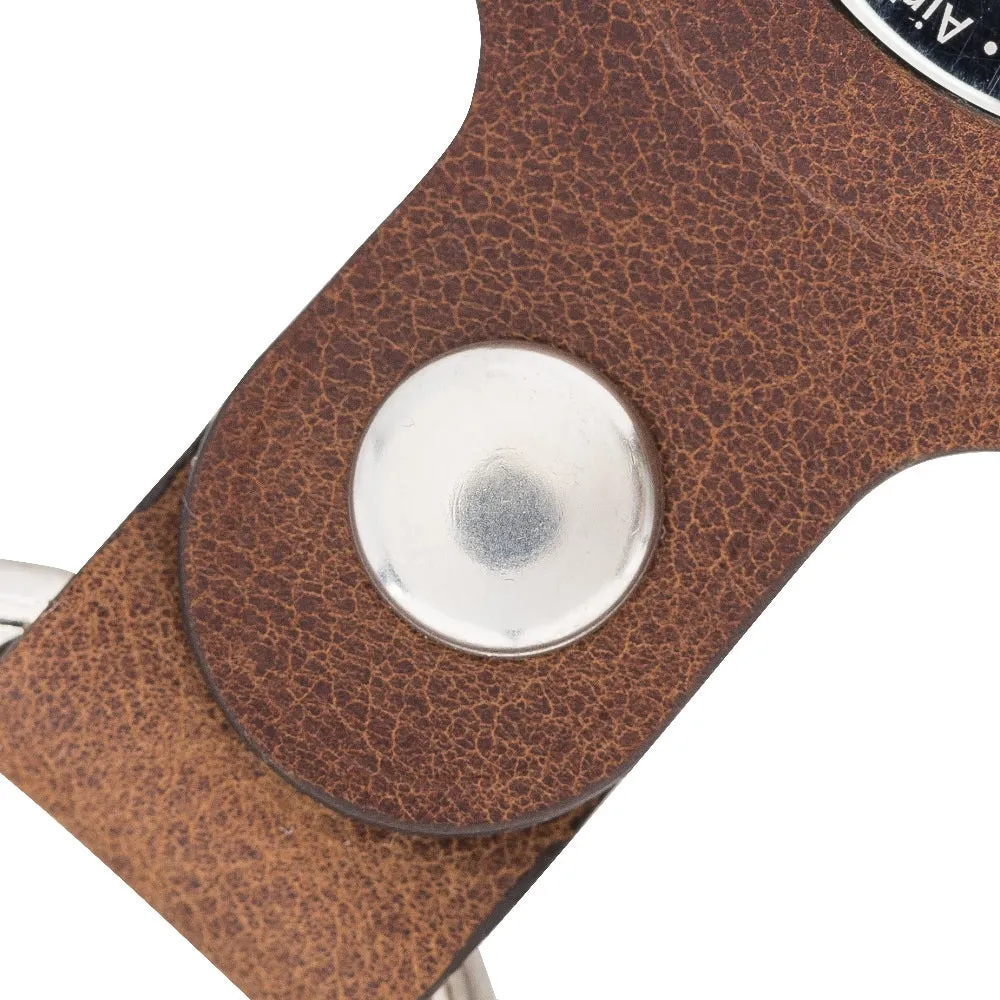 AirTag Leather Case with Key Ring