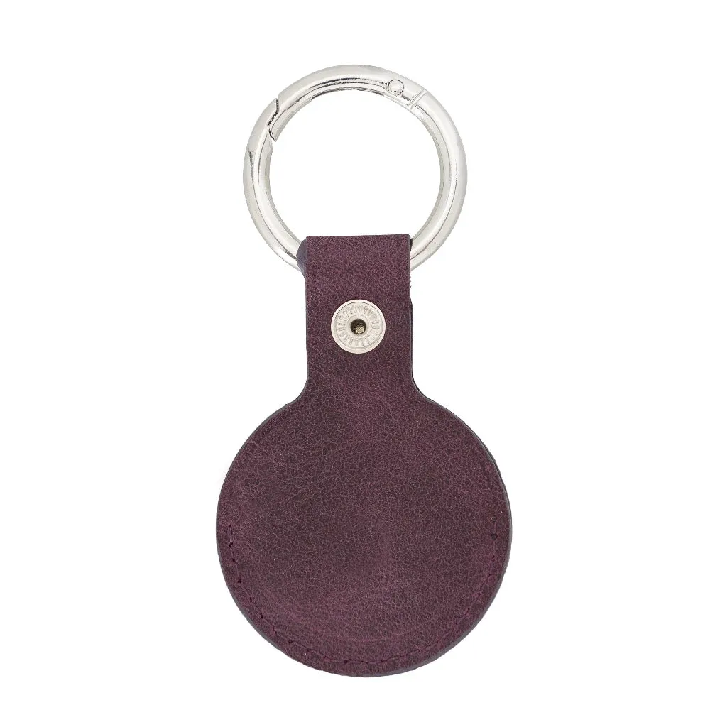 AirTag Leather Case with Key Ring