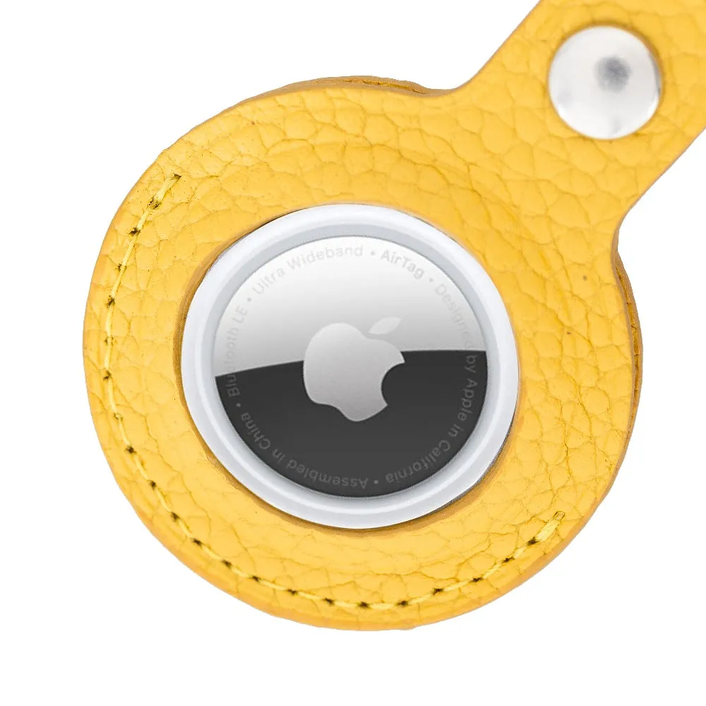 AirTag Leather Case with Key Ring