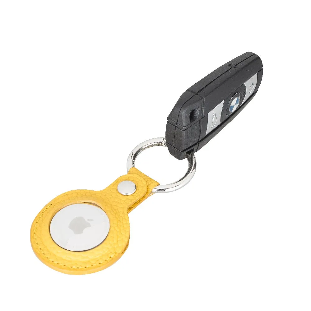 AirTag Leather Case with Key Ring