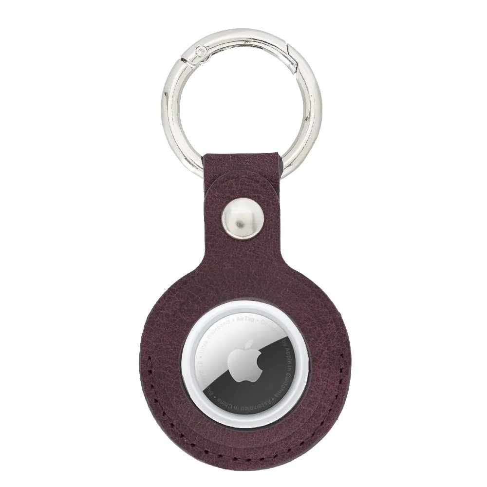 AirTag Leather Case with Key Ring