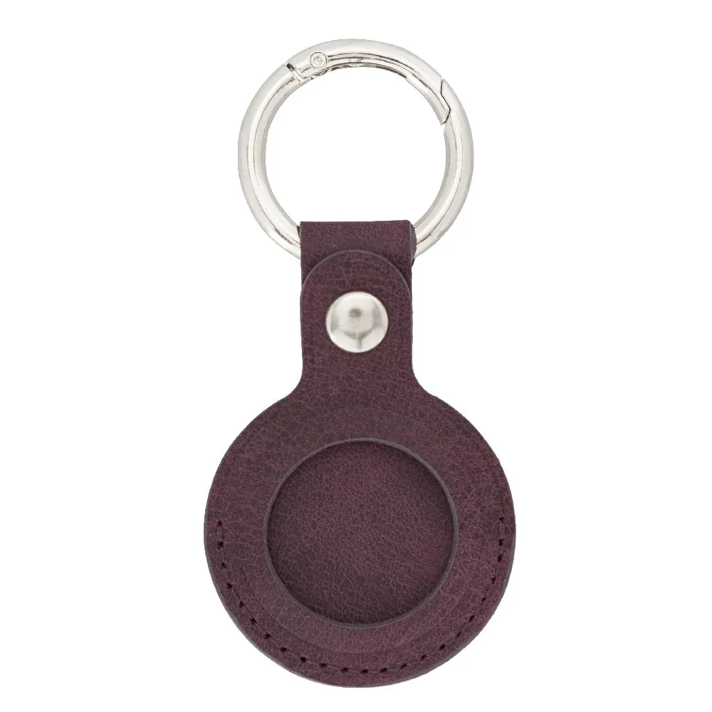 AirTag Leather Case with Key Ring