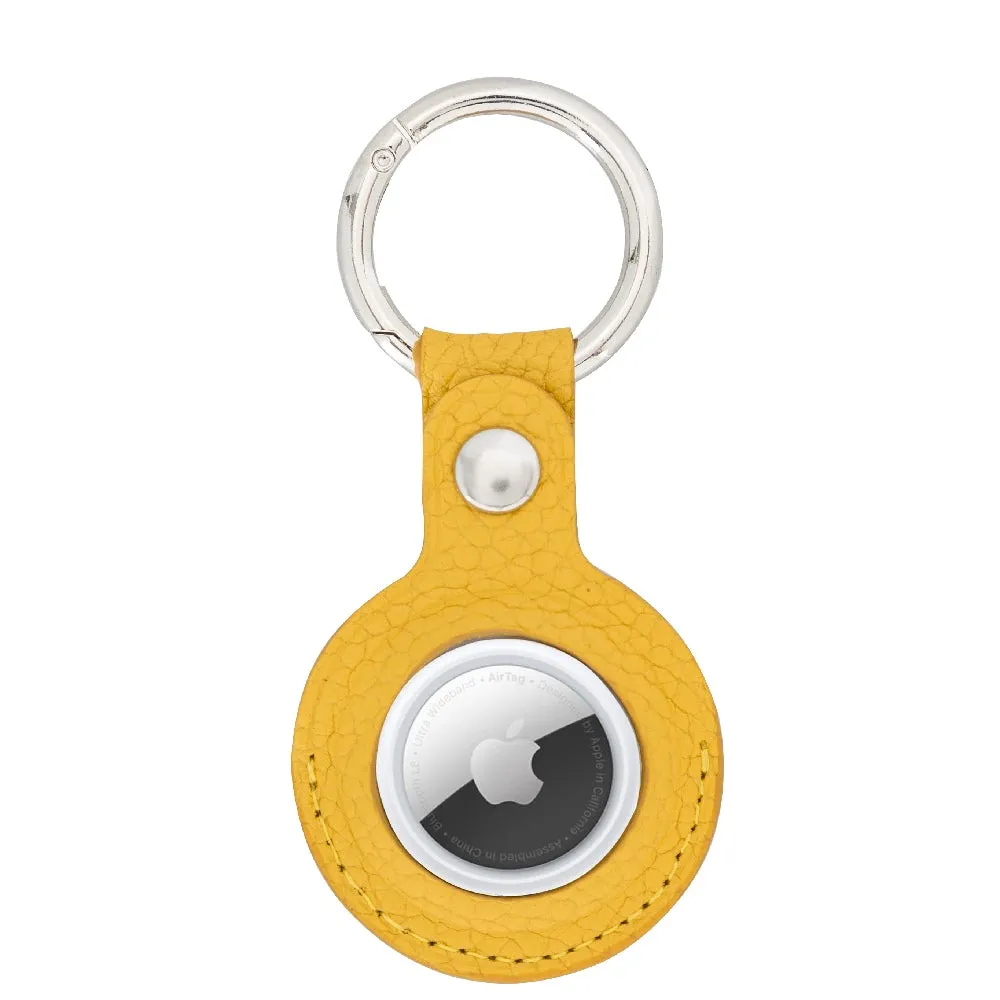 AirTag Leather Case with Key Ring