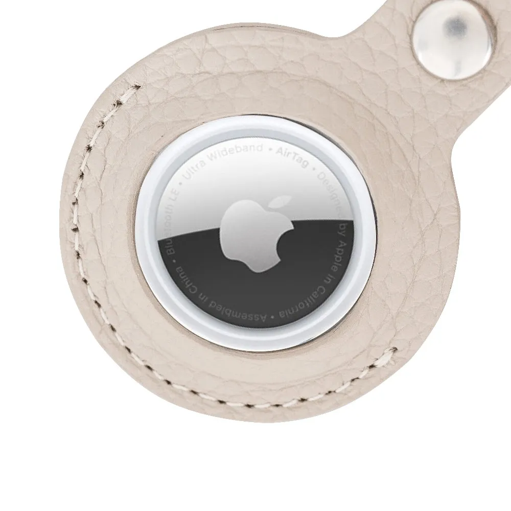 AirTag Leather Case with Key Ring