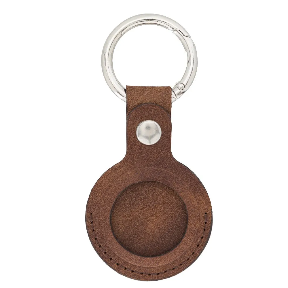 AirTag Leather Case with Key Ring