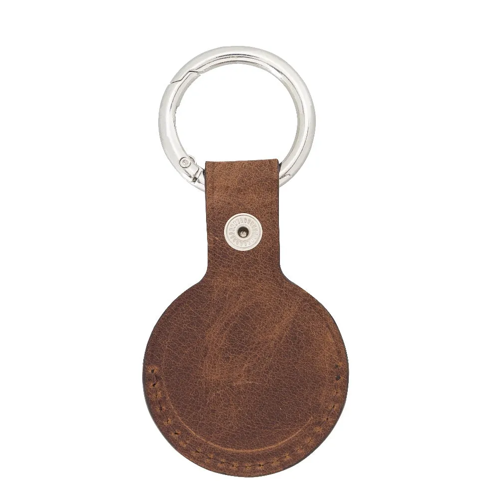 AirTag Leather Case with Key Ring