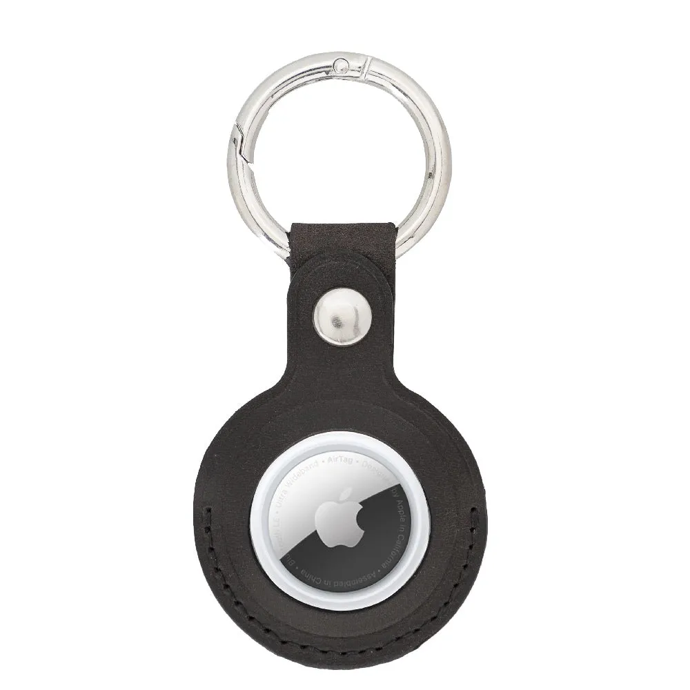 AirTag Leather Case with Key Ring
