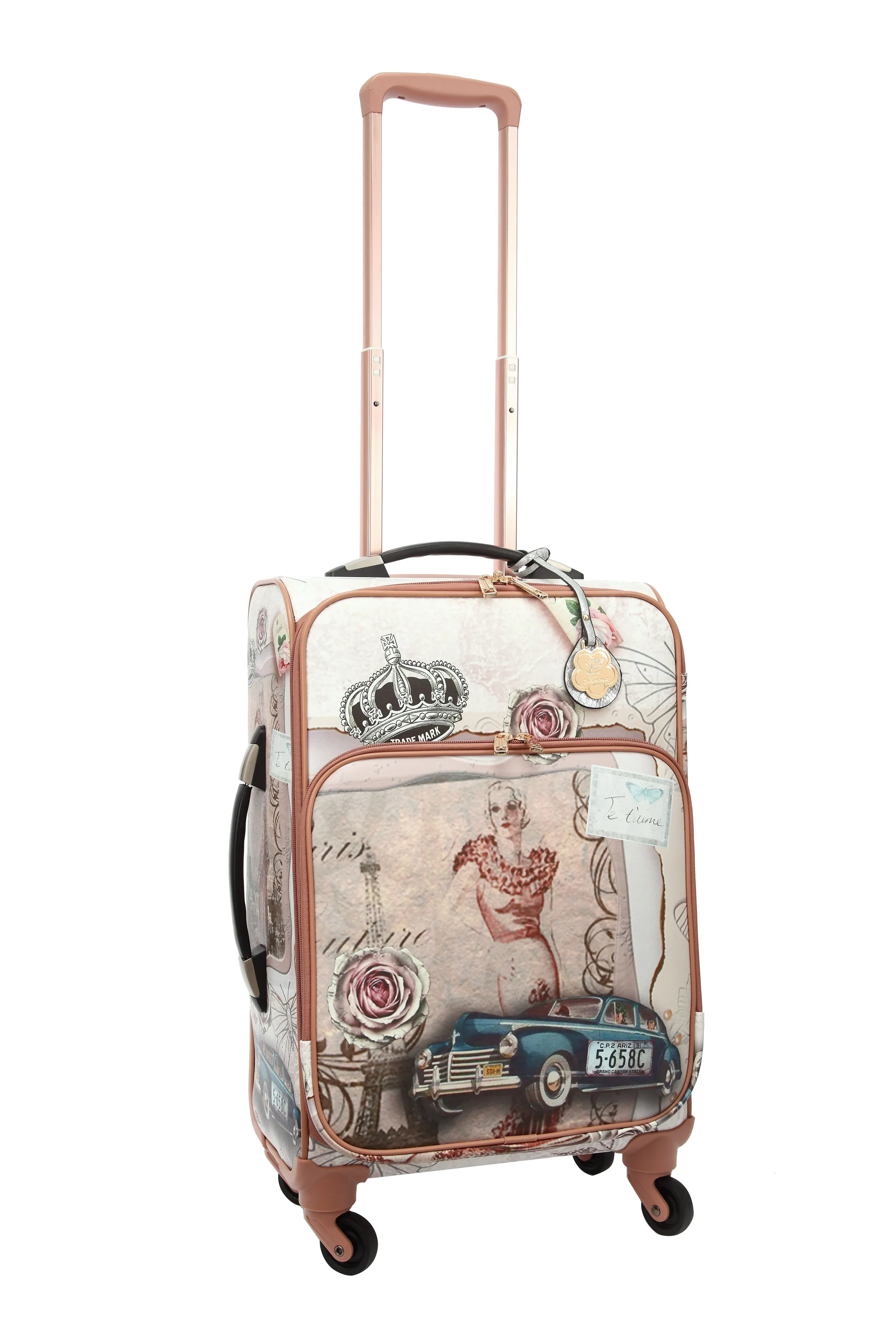 Arosa Parisian Vintage-Style Carry-On Luggage