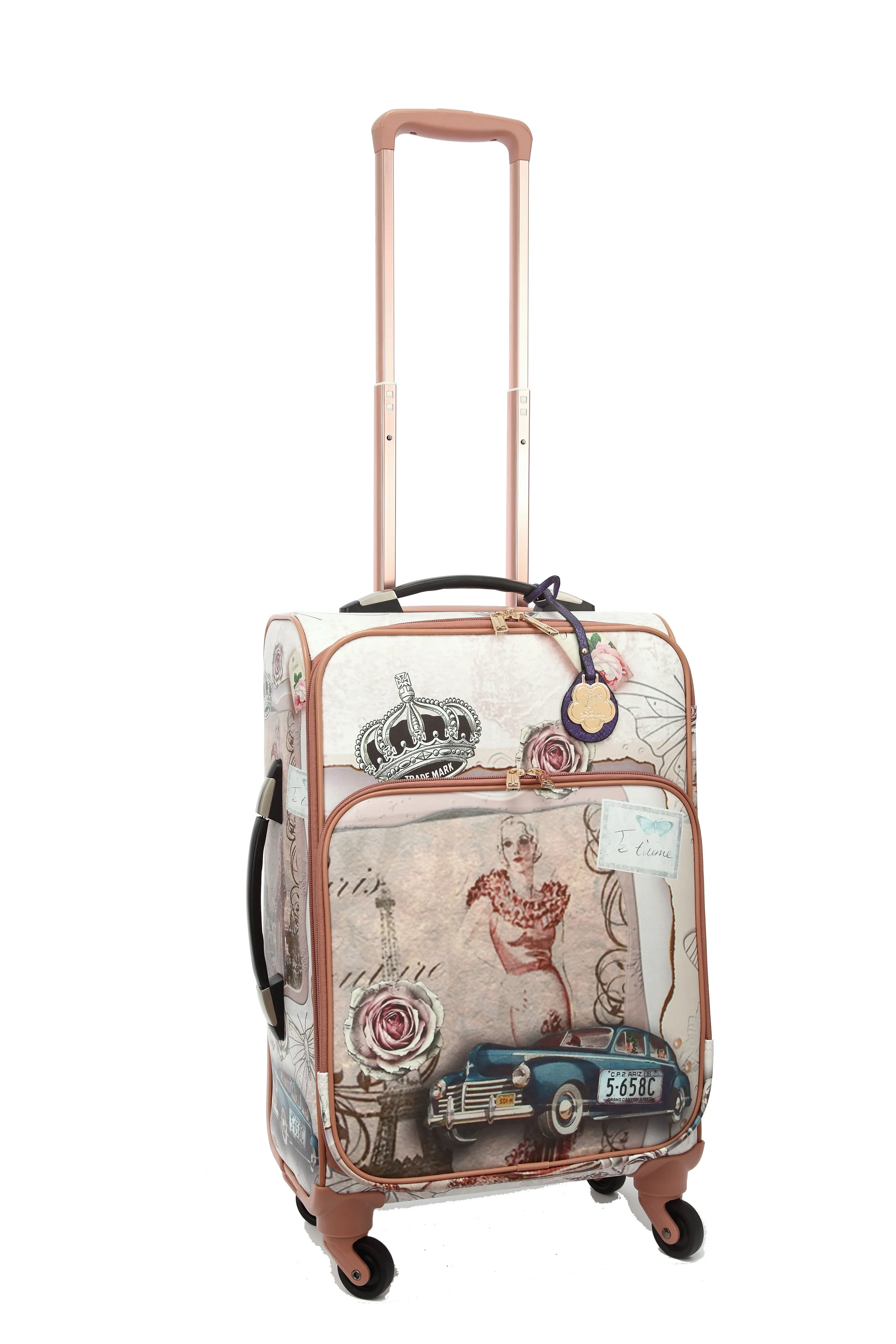 Arosa Parisian Vintage-Style Carry-On Luggage
