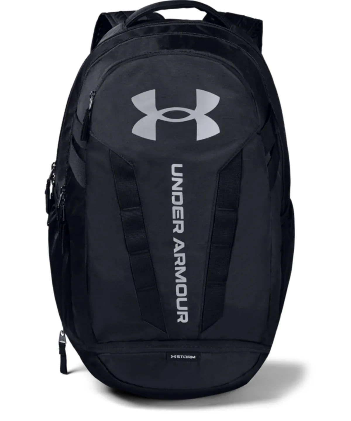 Black/Black/Silver - UA Hustle 5.0 backpack