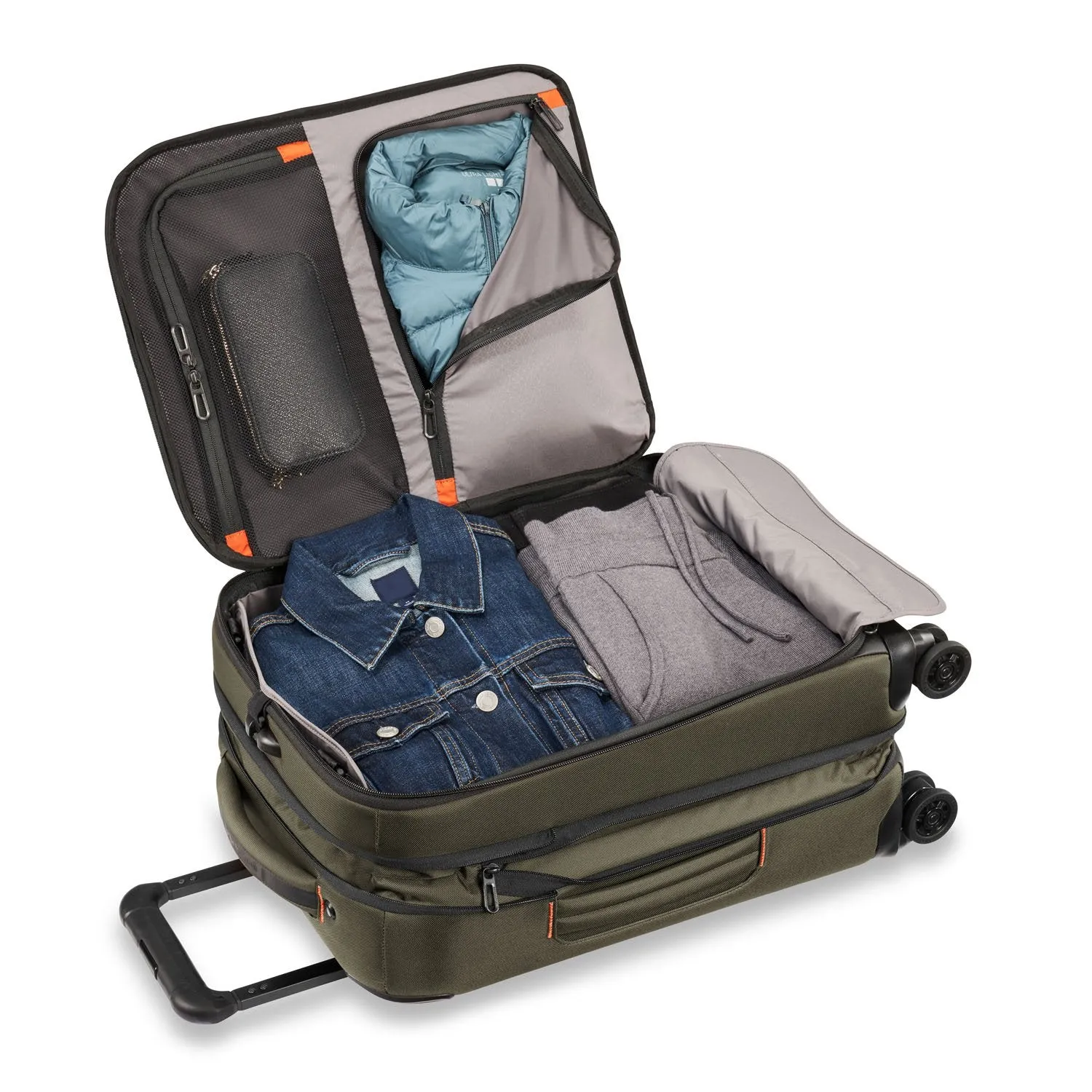 Briggs & Riley ZDX International Carry-on Expandable Spinner Hunter