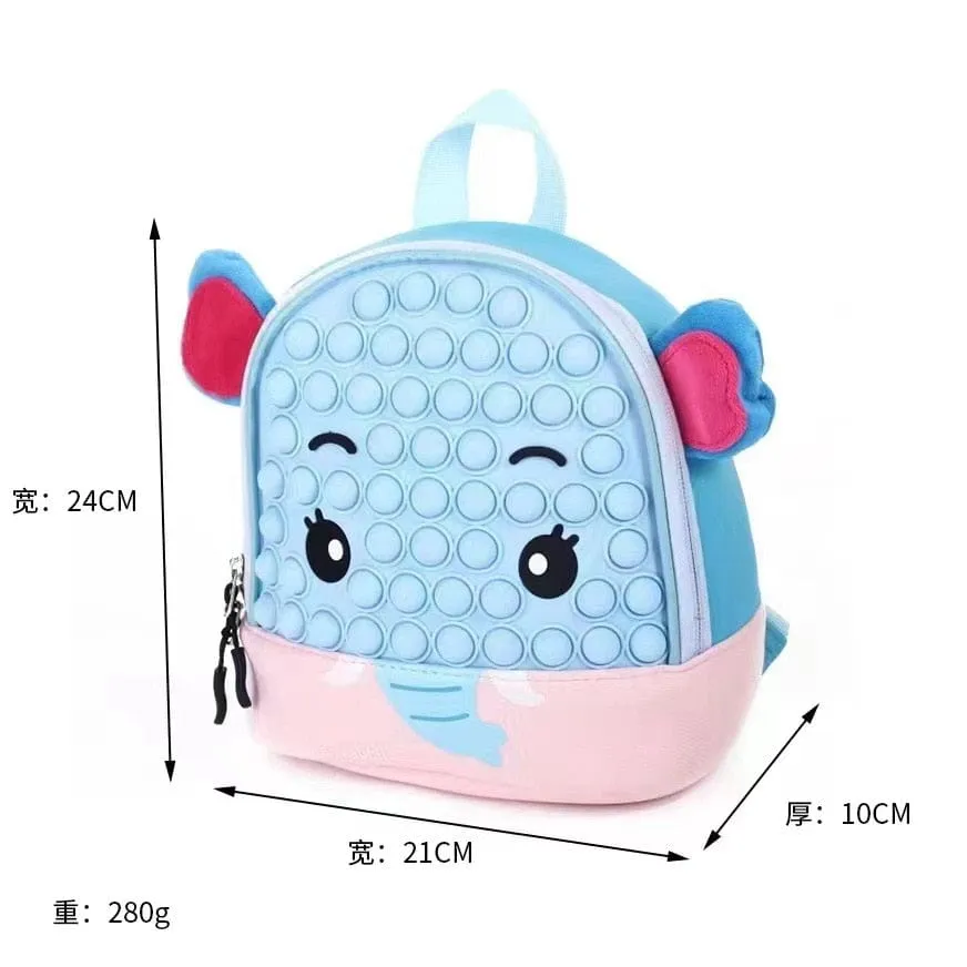 Cartoon Animal Pop It Backpack