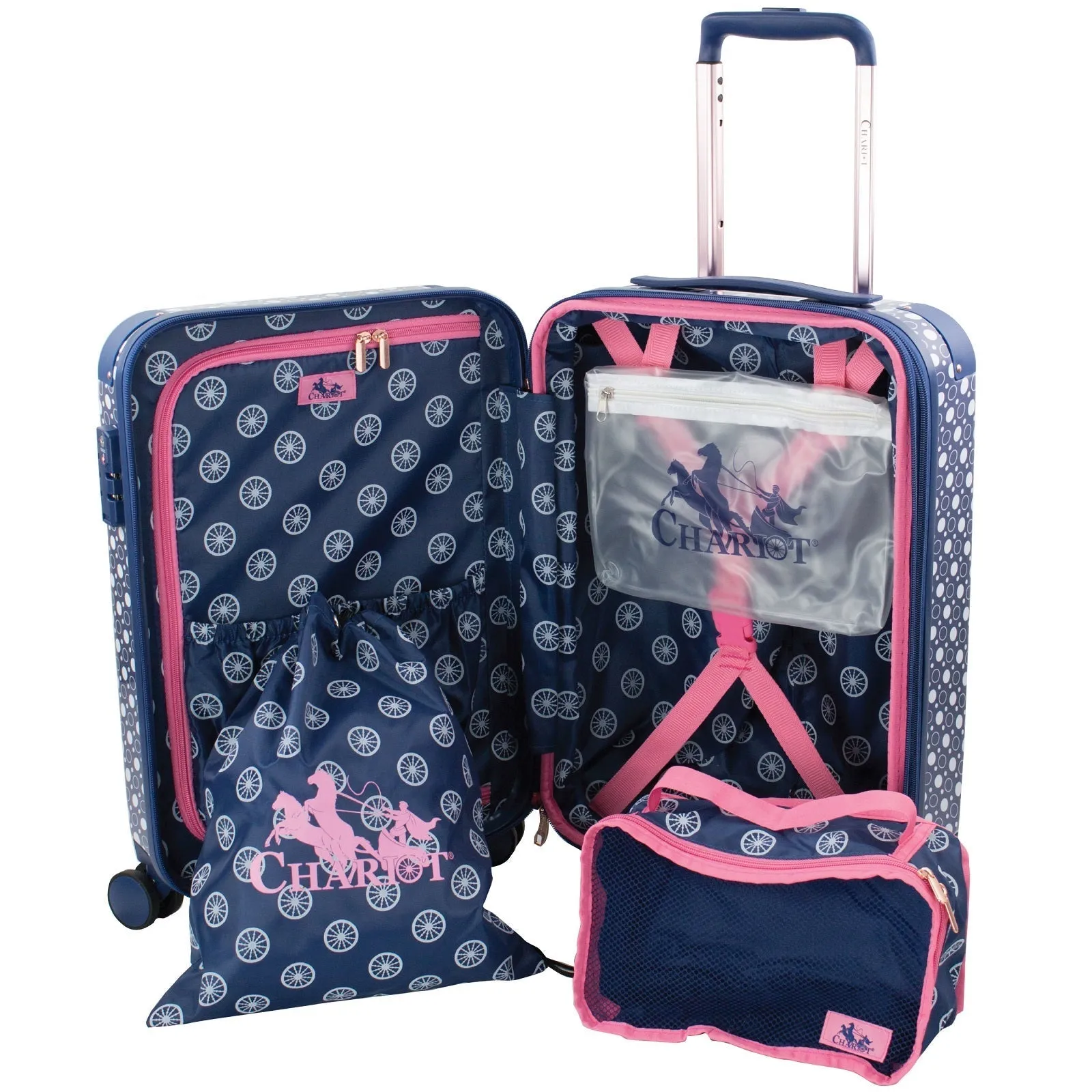 Chariot  Park Avenue Hardside 2-Piece Carry-On Spinner Luggage Set