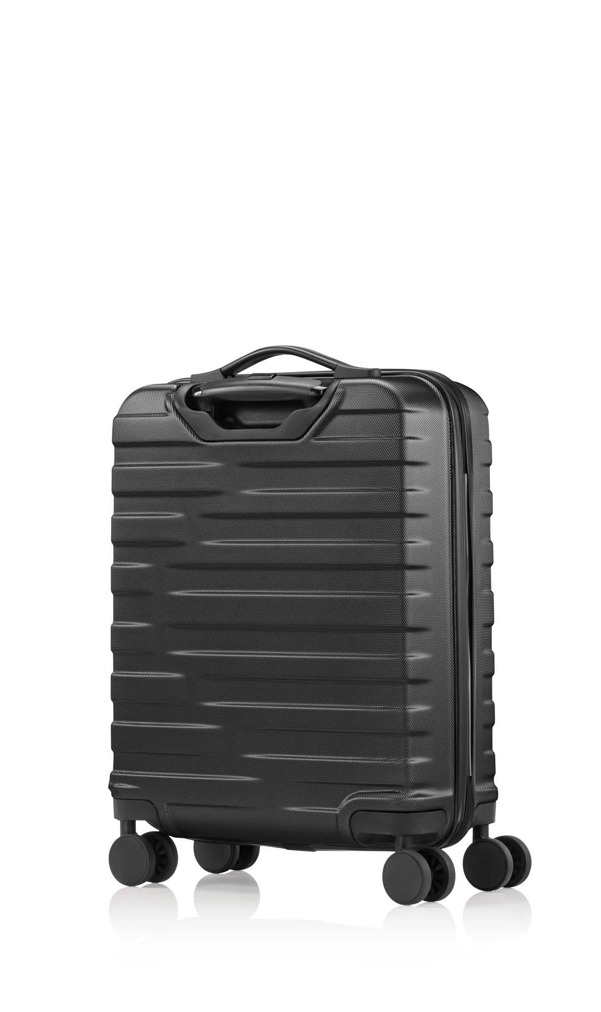 Clipper by Pack Easy - (Size S) 44L Kosmo Cabin Trolley Shell Suitcase (8949NO) - Black