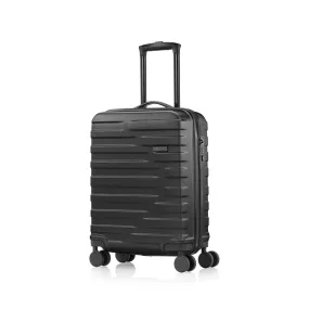 Clipper by Pack Easy - (Size S) 44L Kosmo Cabin Trolley Shell Suitcase (8949NO) - Black