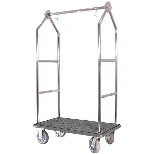 Contemporary Bellman's Cart Stainless Steel