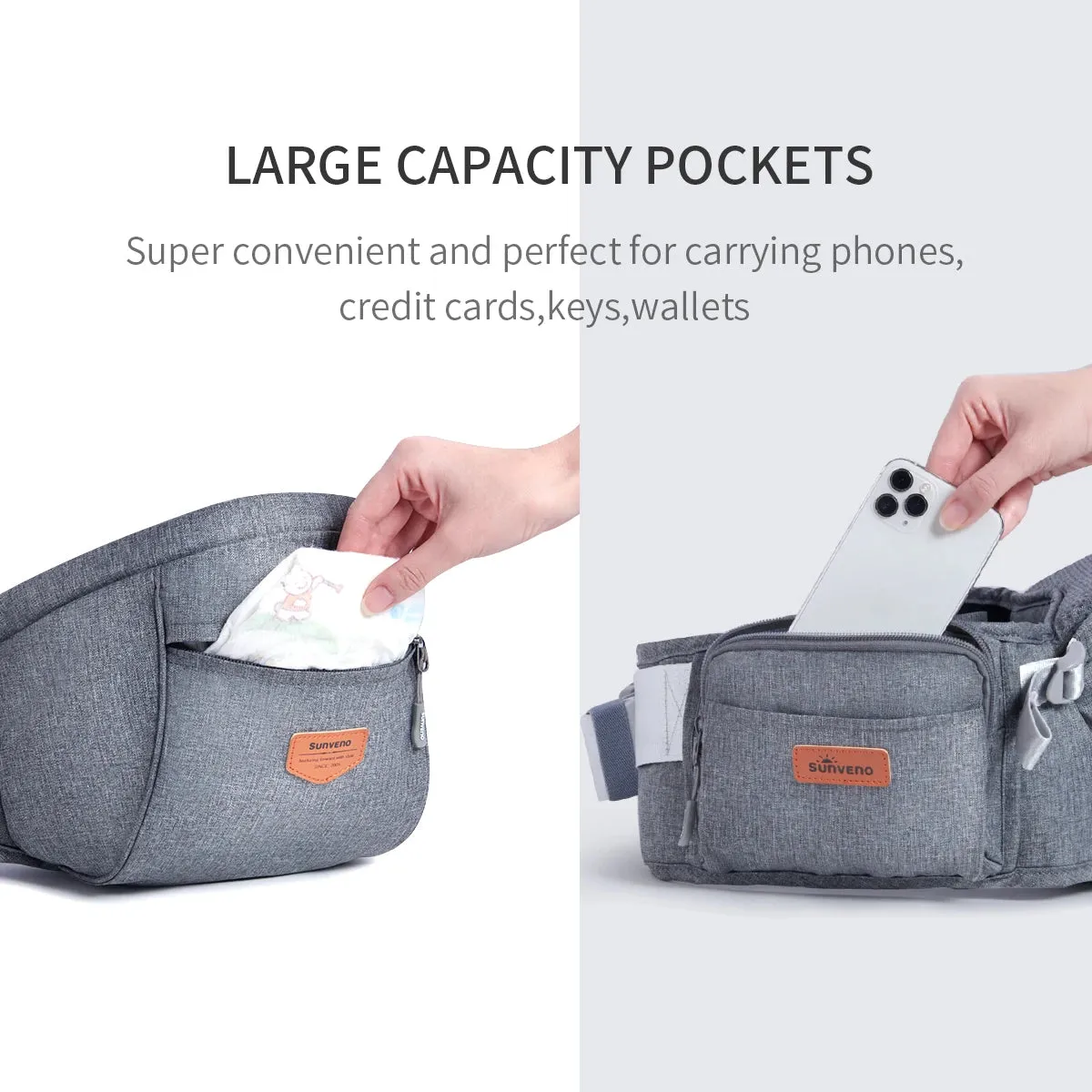 Convinient Ergonomic Baby Carrier Infant Hip Seat Toddler Waist Seat Stool Carrier Baby Carrier Adjustable Comfortable