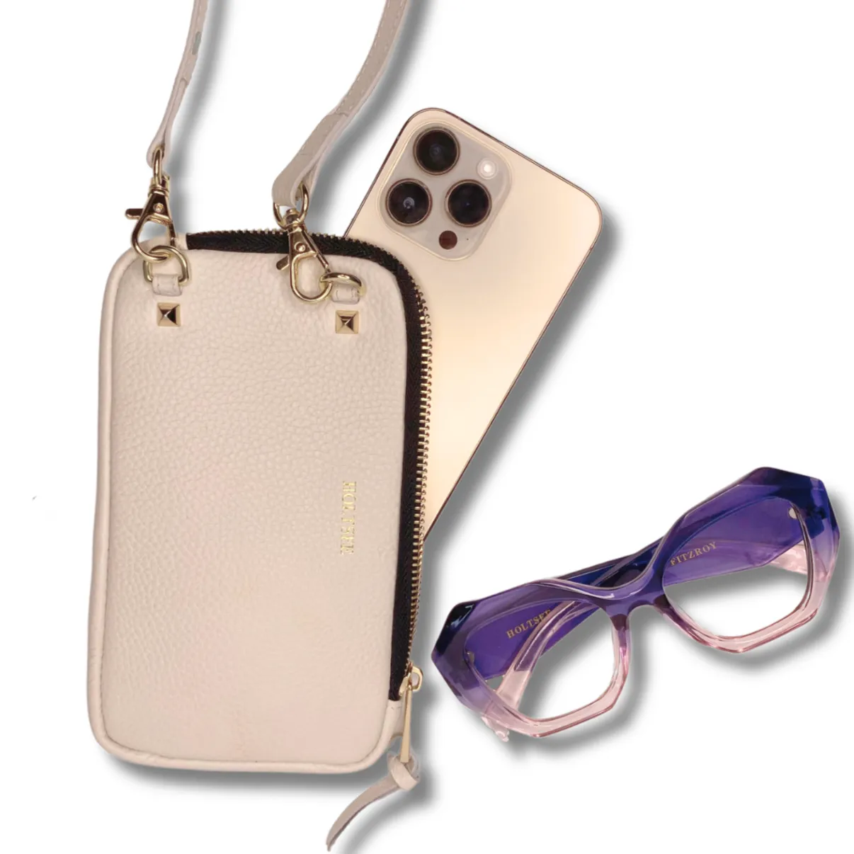 Crossbody Pouch In Ivory