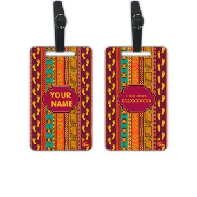 Custom Name Tags for Bags Identification Lable Set of 2 - Classic