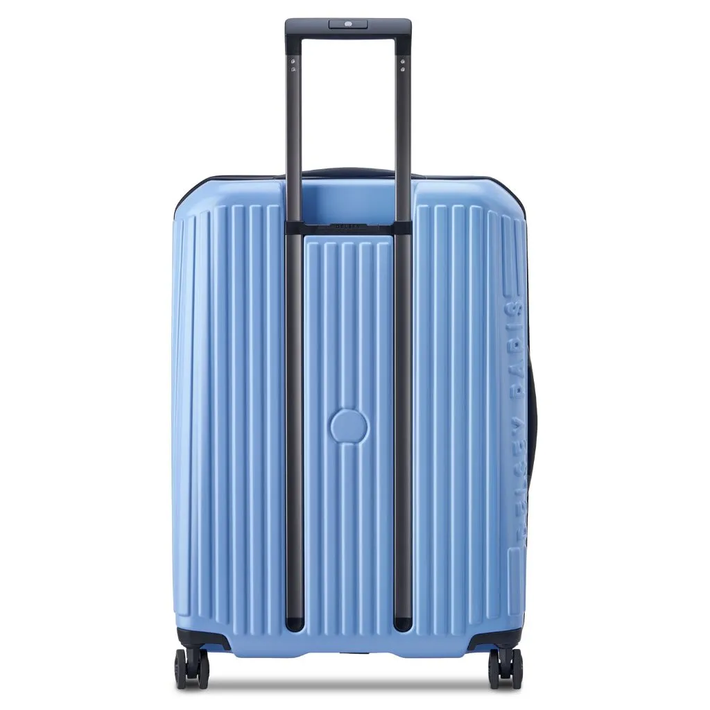 Delsey Securitime ZIP Top Opening 66cm Medium Exp Luggage - Blue