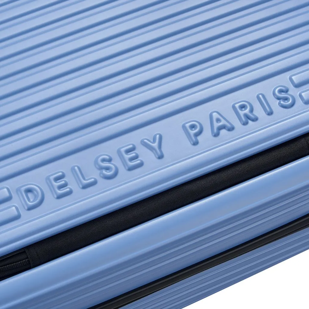 Delsey Securitime ZIP Top Opening 66cm Medium Exp Luggage - Blue
