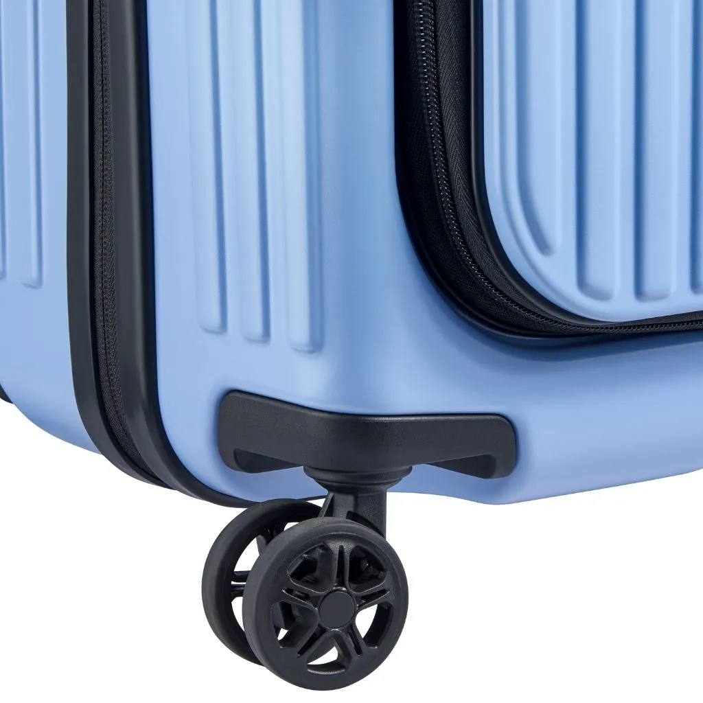 Delsey Securitime ZIP Top Opening 66cm Medium Exp Luggage - Blue
