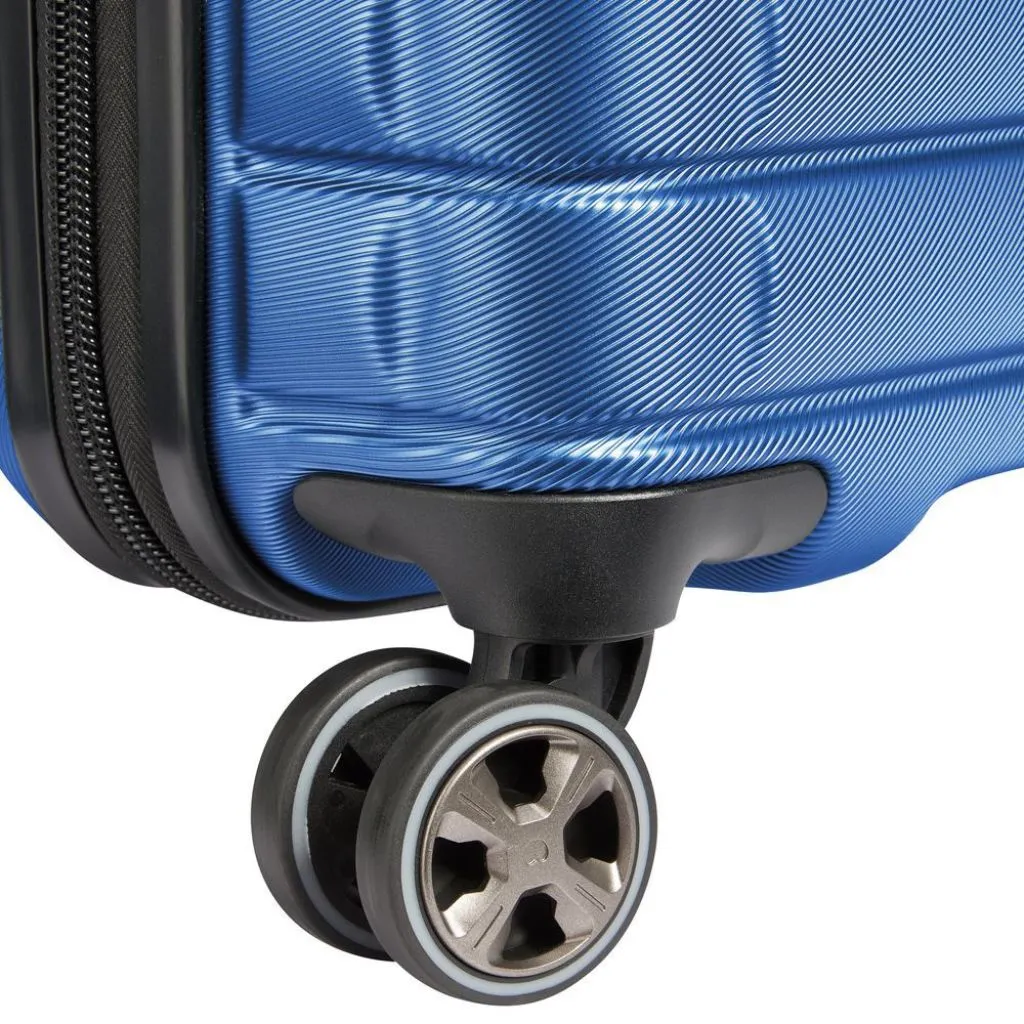 Delsey Shadow 55cm Expandable Carry On Luggage - Blue