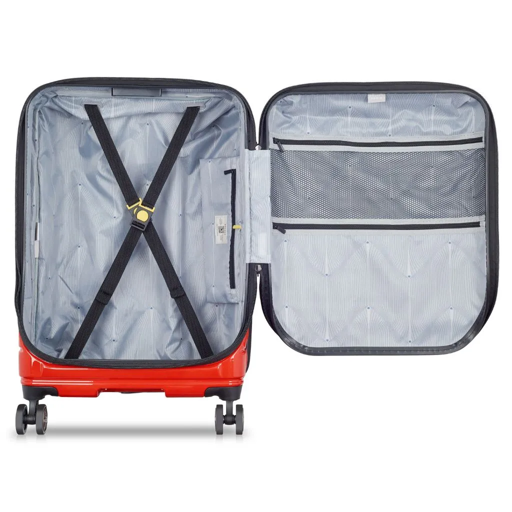 Delsey Shadow 66cm Top Loader Medium Luggage - Red