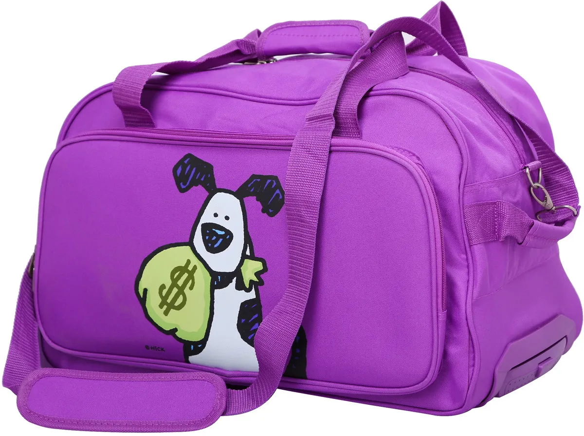 Ed Heck Money Doggie Wheeled Duffel