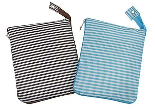 FakeFace Durable Waterproof Oxford Striped Travel Duffle Tote Carry On Duffel Bag for Women Men