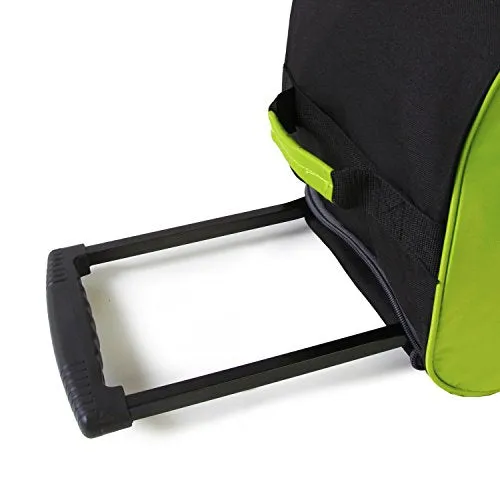 Fila 26" Lightweight Rolling Duffel Bag, Neon Lime, One Size
