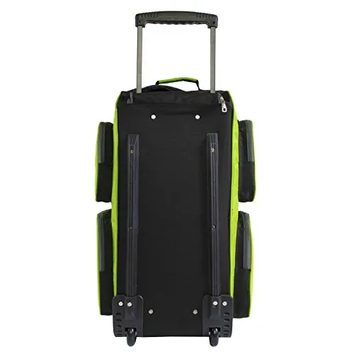 Fila 26" Lightweight Rolling Duffel Bag, Neon Lime, One Size