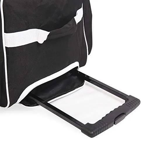 Fila 30" 8-Pocket Rolling Duffel, Black One Size