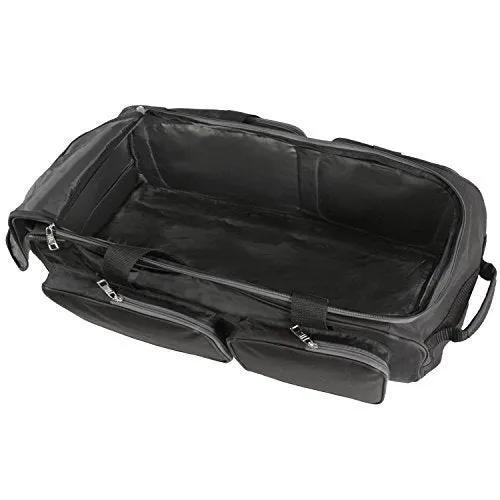 Fila 32" Large Lightweight Rolling Duffel Bag, Black, One Size