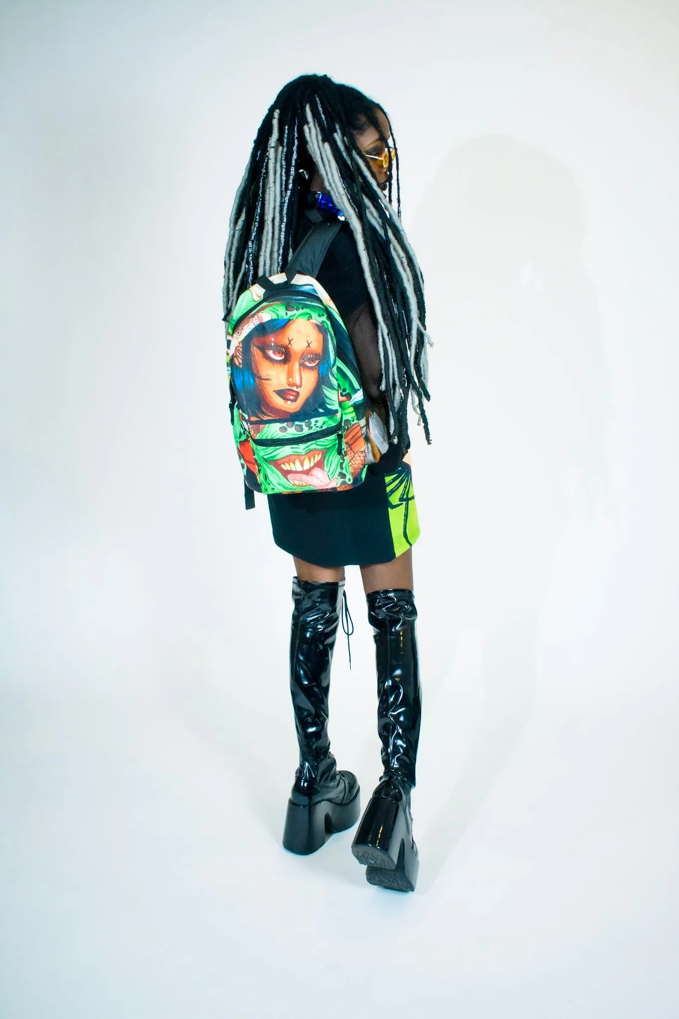 Free the Horrors All-Over-Print Graphic Backpack