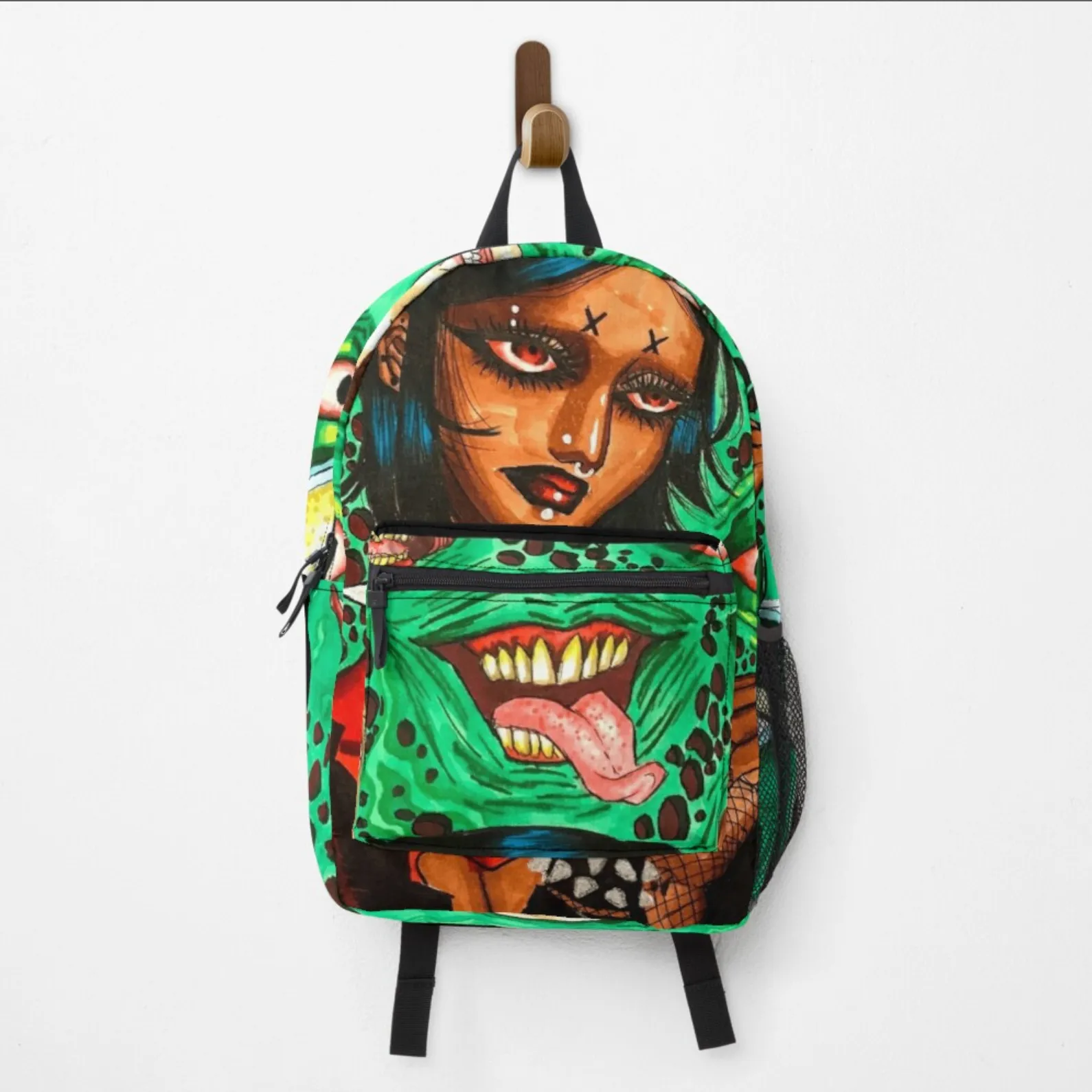 Free the Horrors All-Over-Print Graphic Backpack