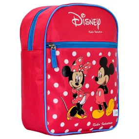 Heart Home Mickey & Minnie Print Kids Backpack Bag for School, Travel, Casual, Picnics (Pink)