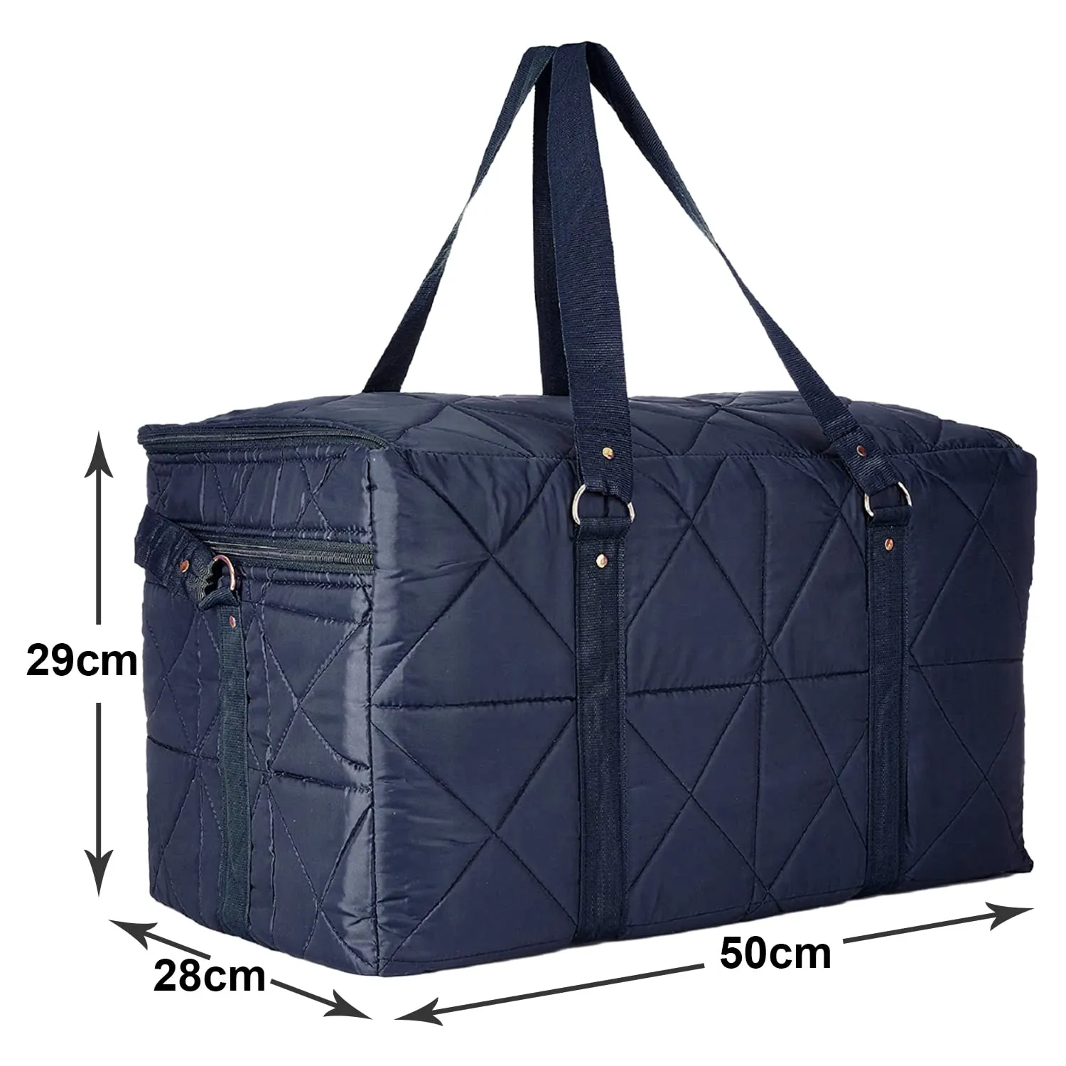 Heart Home Parachute Foldable Duffle Bag/Bag Packs With Handle For Traveling (Blue) 52HH3966