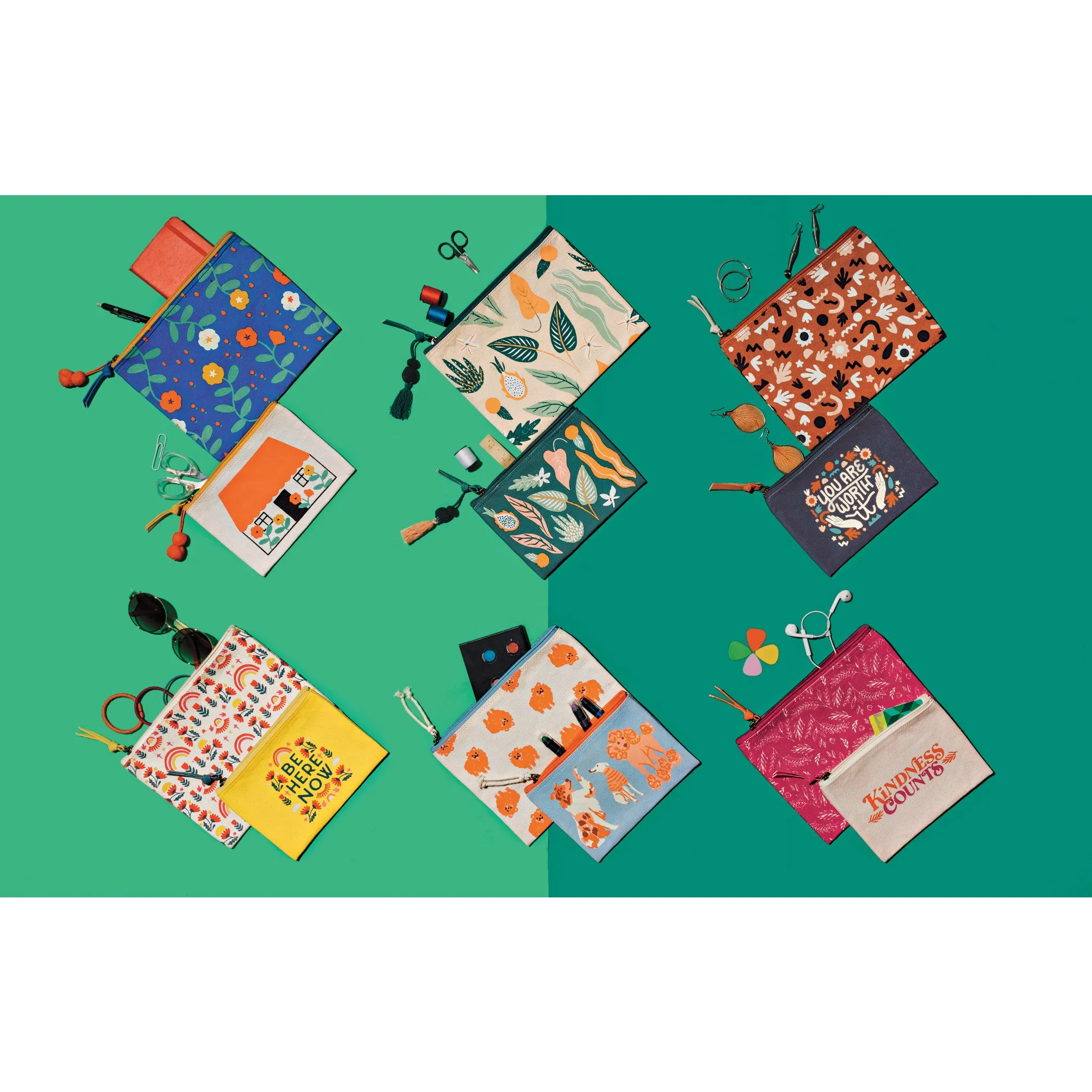 In This Together Zipper Pouch Set of 2