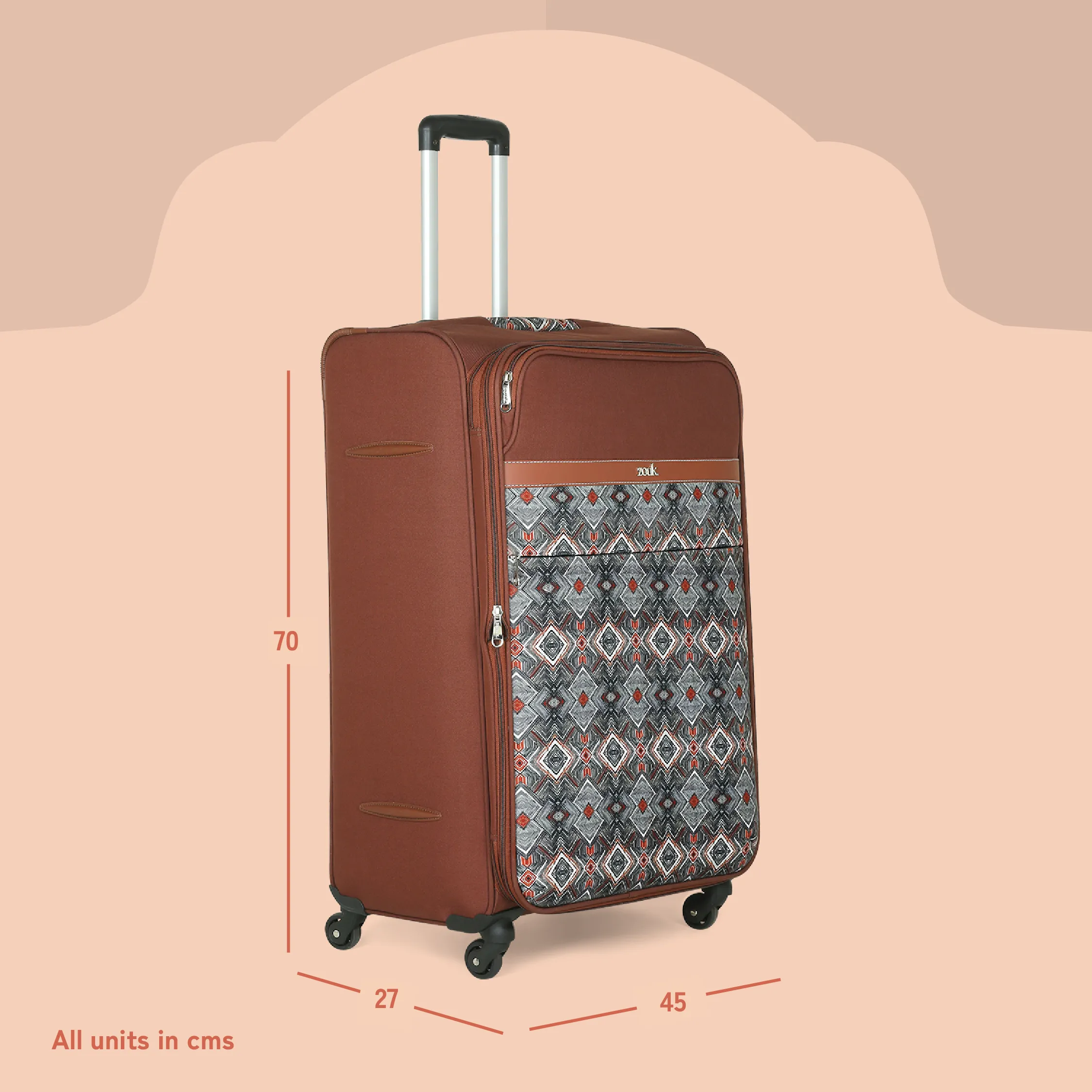 Jammu Kaleen Avasa Trolley Bag (Large)