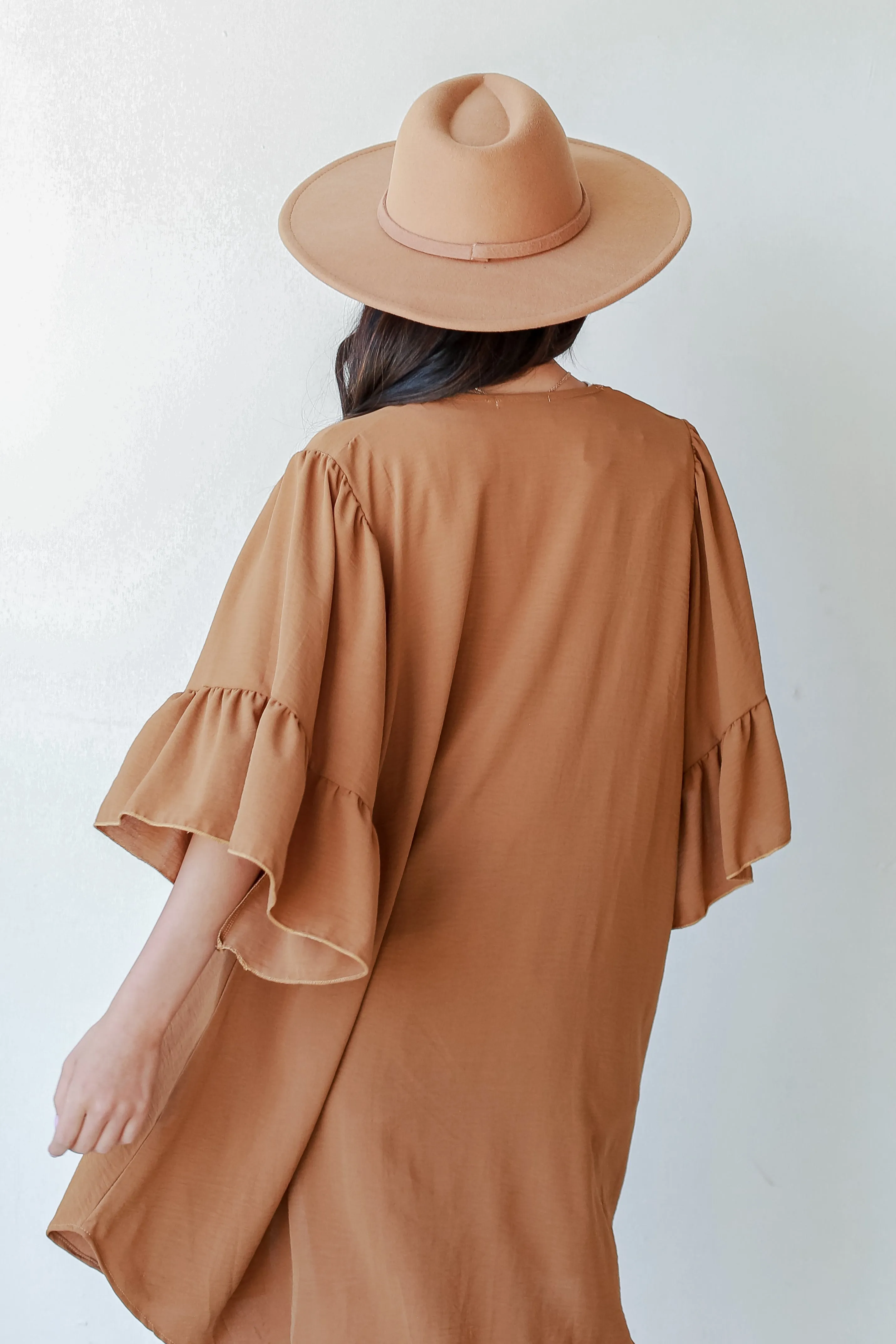 Keep Your Promises Ruffle Kimono