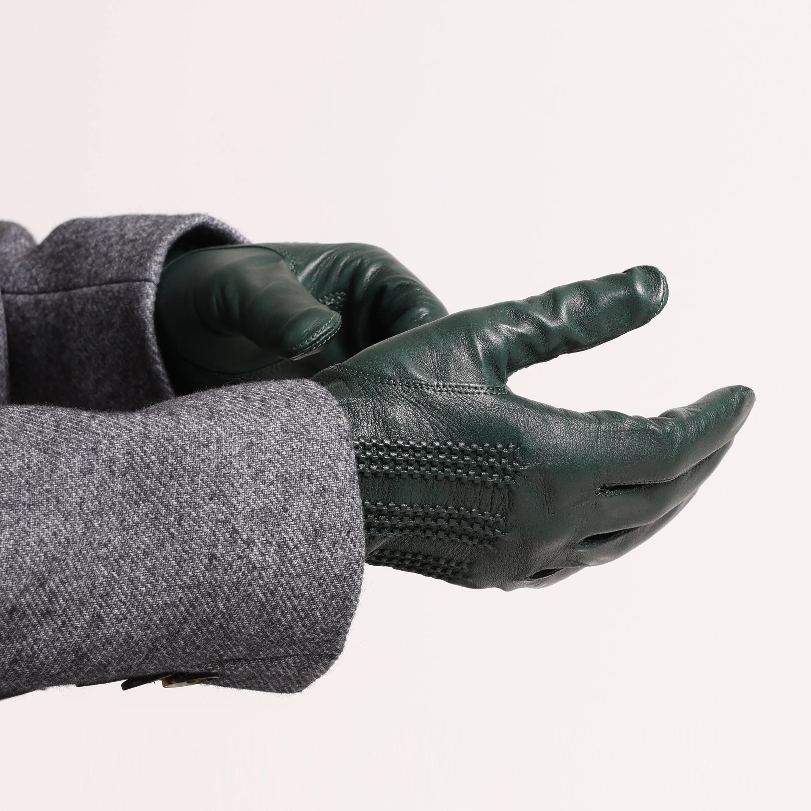 Men's Leather Traveler Glove in Agave