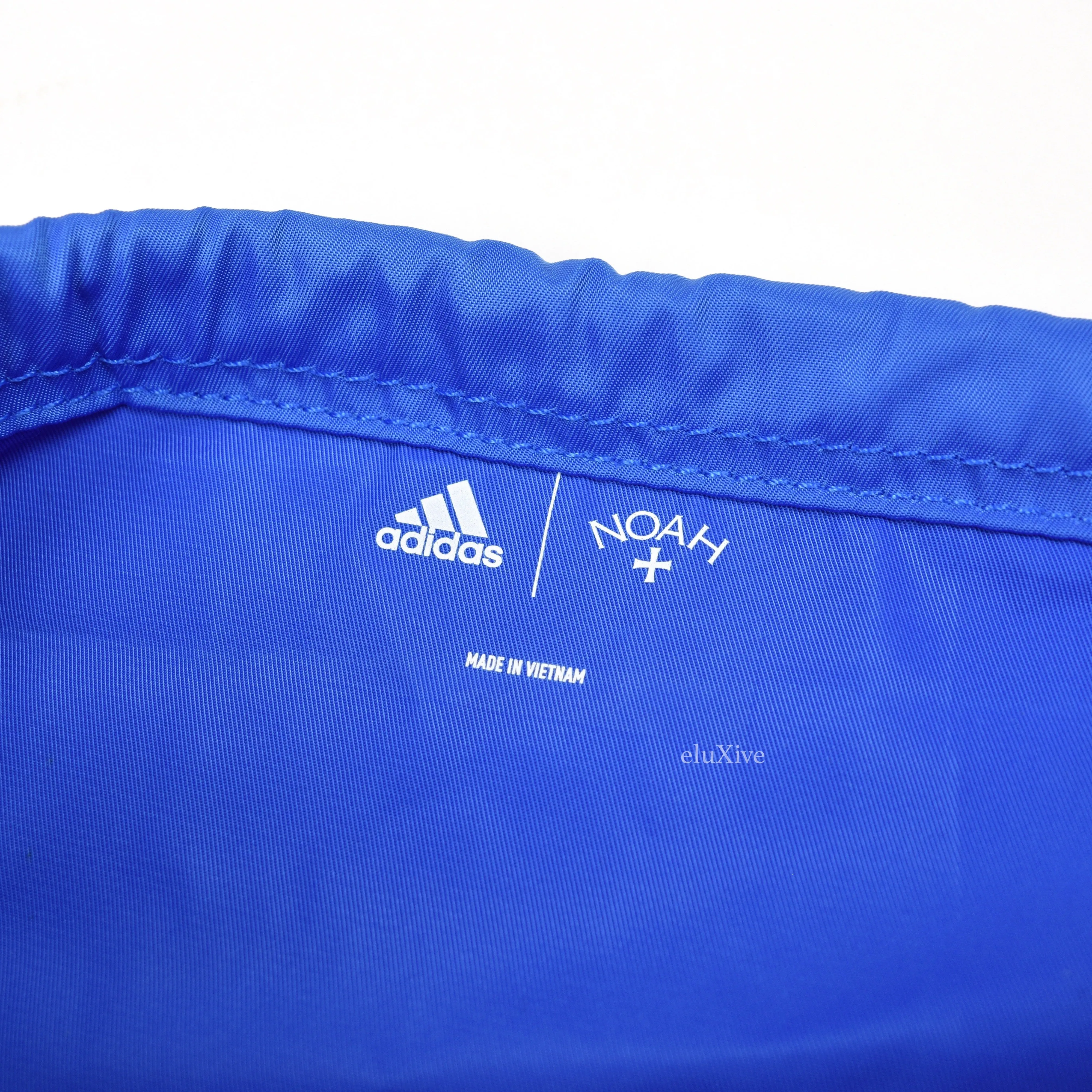 Noah x Adidas - Shell Core Logo Drawstring Bag (Blue)