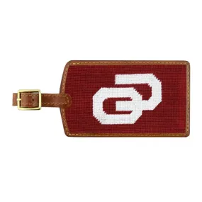 Oklahoma Needlepoint Luggage Tag